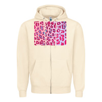 Sandshell leopard background pink shimmer 3200x2400 Zipper Hoodie - AdoDesignShop