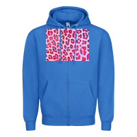 True Royal leopard background pink shimmer 3200x2400 Zipper Hoodie - AdoDesignShop