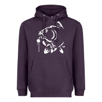 Plum carp fishing Heavyweight Hoodie - artisFamous