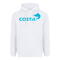 White costa Heavyweight Hoodie - artisFamous