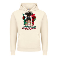 Vintage Artic mexicana messy bun mama Vintage Hoodie - BundleAndBundleShop