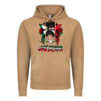 Vintage Camel mexicana messy bun mama Vintage Hoodie - BundleAndBundleShop