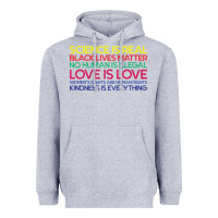 Heather Grey Anti Trump Science is Real Black Lives Matter T shirt Heavyweight Hoodie - artisFamous