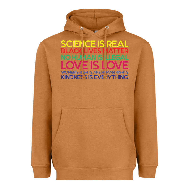 Anti Trump Science Is Real Black Lives Matter T Shirt Heavyweight Hoodie by artisFamous | Teevron