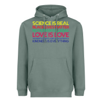 Sage Anti Trump Science is Real Black Lives Matter T shirt Heavyweight Hoodie - artisFamous
