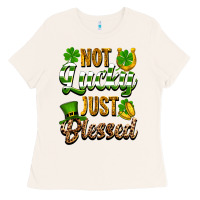 Bone St. Patrick's Not lucky just blessed Ladies Tee - OliviaCreatesArt