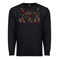 Black christmas vibes Premium Sweatshirt - JahusDesignShop