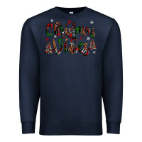 Navy christmas vibes Premium Sweatshirt - JahusDesignShop