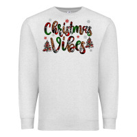 Oatmeal Heather christmas vibes Premium Sweatshirt - JahusDesignShop