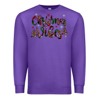 Purple christmas vibes Premium Sweatshirt - JahusDesignShop