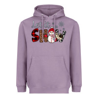 Lavender let it snow snowman Heavyweight Hoodie - JahusDesignShop