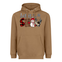 Toasted Coconut let it snow snowman Heavyweight Hoodie - JahusDesignShop
