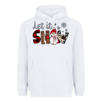 White let it snow snowman Heavyweight Hoodie - JahusDesignShop