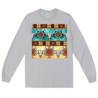Moon Dust native american aztec seamless pattern 3 Long Sleeve Tee - BundleAndBundleShop