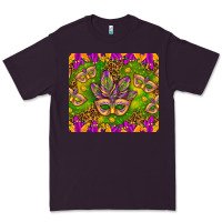 Mardi Gras Masks And Coins Tumbler Premium Tee | Teevron