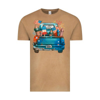 Vintage Camel Customize USA truck Vintage Tee - FaDigitalArtStudio