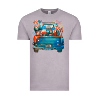 Vintage Zinc Customize USA truck Vintage Tee - FaDigitalArtStudio