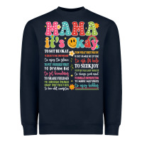 Navy mama its okay Heavyweight Sweatshirt - JahusDesignShop