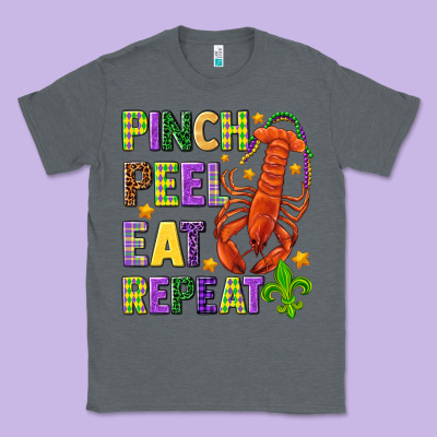 Pinch Peel Eat Repeat Crawfish Classic Tee Designed By Howdyjamesfarm