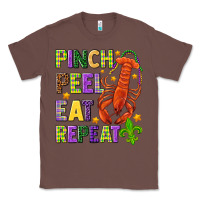 Chestnut Pinch peel eat repeat crawfish Classic Tee - HowdyJamesFarm
