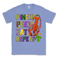 Colony Blue Pinch peel eat repeat crawfish Classic Tee - HowdyJamesFarm