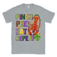 Heather Grey Pinch peel eat repeat crawfish Classic Tee - HowdyJamesFarm