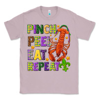 Lilac Pinch peel eat repeat crawfish Classic Tee - HowdyJamesFarm