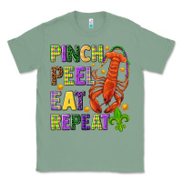 Sage Pinch peel eat repeat crawfish Classic Tee - HowdyJamesFarm