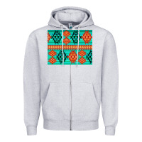 Heather Grey aztec pattern background 3200x2400 Zipper Hoodie - AdoDesignShop