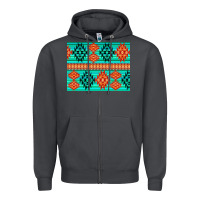 Smoke aztec pattern background 3200x2400 Zipper Hoodie - AdoDesignShop