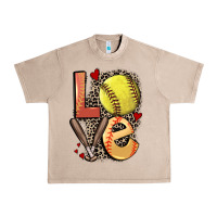 French Oak love softball Urban Heavy Tee - FaDigitalArtStudio