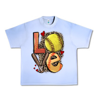 Grape Ice love softball Urban Heavy Tee - FaDigitalArtStudio