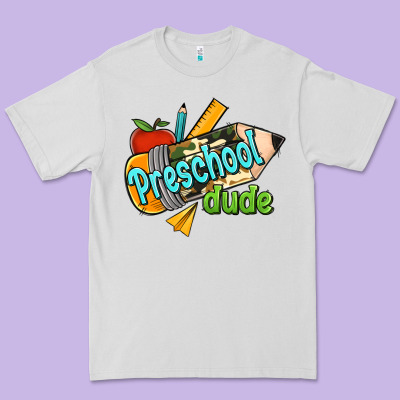 Preschool Dude Premium Tee Designed By Ranaportraitstore