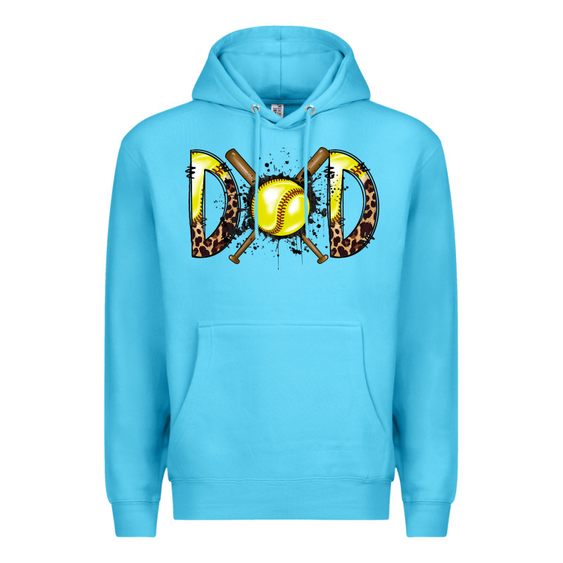 Dad Softball Premium Hoodie by RacoonDesign | Teevron