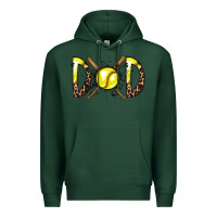 Sports Green dad softball Premium Hoodie - RacoonDesign