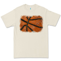 Bone Basketball leopard glitter background Premium Tee - HowdyJamesFarm