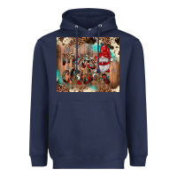 Navy merry christmas gnome Heavyweight Hoodie - JahusDesignShop