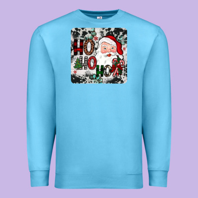 Ho Ho Ho Coaster Premium Sweatshirt Designed By Jahusdesignshop