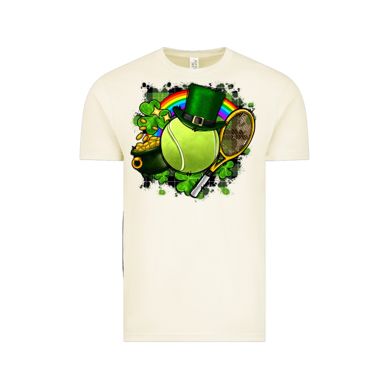 St. Patrick's Day Tennis Vintage Tee by FaDigitalArtStudio | Teevron