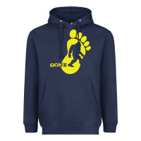 Navy bigfoot Heavyweight Hoodie - artisFamous