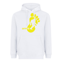 White bigfoot Heavyweight Hoodie - artisFamous