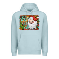Blue Mist ho ho ho santa claus Premium Hoodie - Jasminsmagicworld