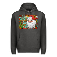 Charcoal Heather ho ho ho santa claus Premium Hoodie - Jasminsmagicworld