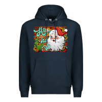 Navy ho ho ho santa claus Premium Hoodie - Jasminsmagicworld