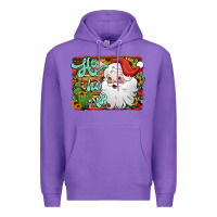 Purple ho ho ho santa claus Premium Hoodie - Jasminsmagicworld