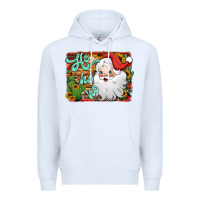 White ho ho ho santa claus Premium Hoodie - Jasminsmagicworld