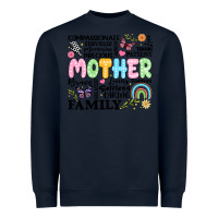 Navy retro mother Heavyweight Sweatshirt - JahusDesignShop