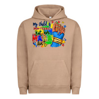 My Child Is Non Verbal But Her Mama Aint Afro Hand Rana Urban Hoodie | Teevron