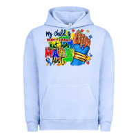 Pigment Grape Ice my child is non verbal but her mama aint afro hand rana Urban Hoodie - RanaPortraitStore