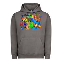 Pigment Tornado my child is non verbal but her mama aint afro hand rana Urban Hoodie - RanaPortraitStore
